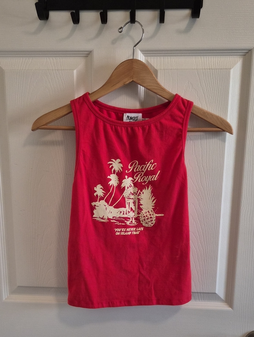 Princess Polly Red Tropical Graphic Tank